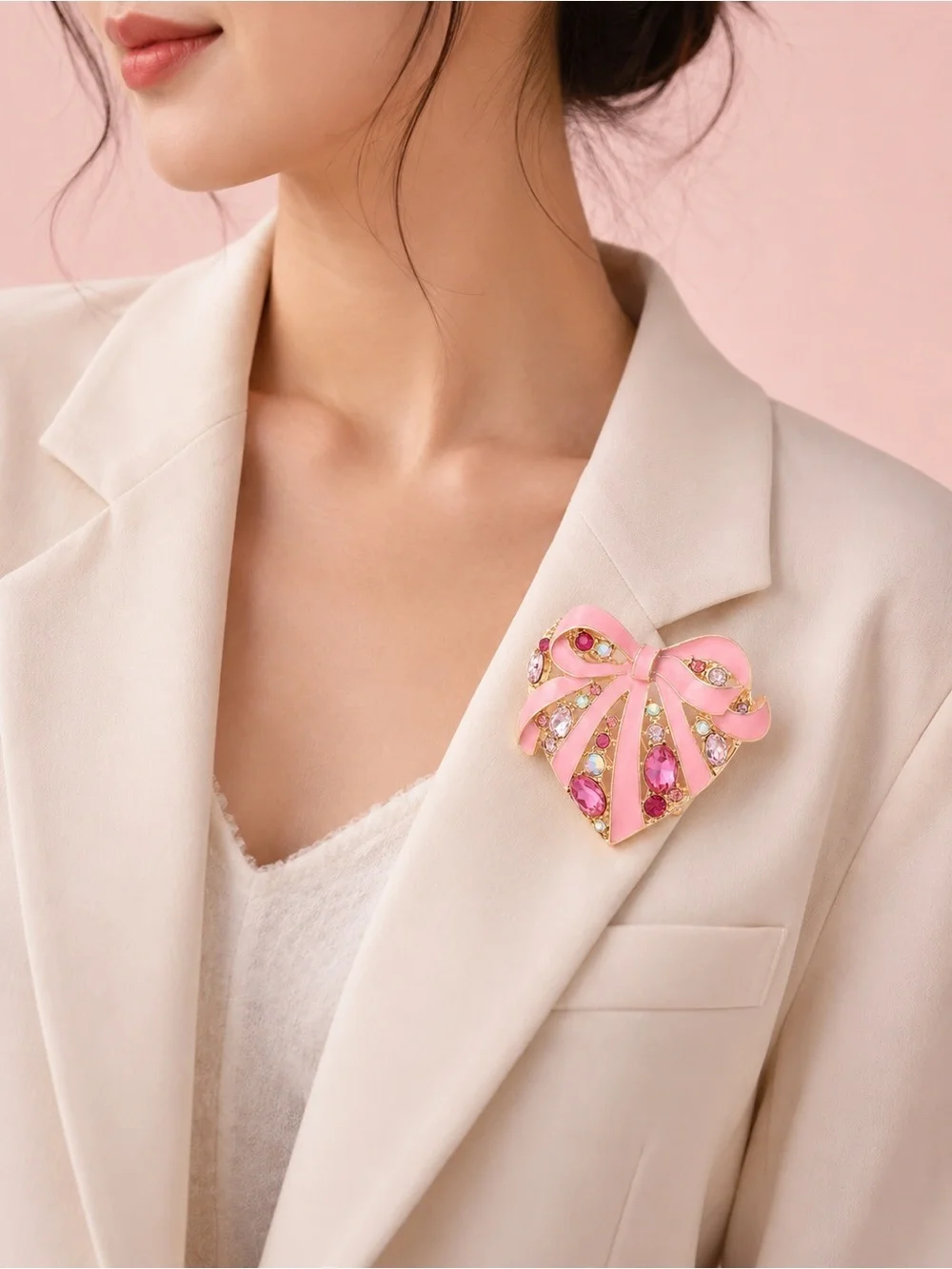 Anthropologie elegant pink